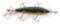 HEDDON 150 DOWAGIAC UNDERWATER MINNOW IN DARK GREEN CRACKLEBACK