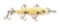 HEDDON 159 DOWAGIAC UNDERWATER MINNOW IN SALT FLITTER