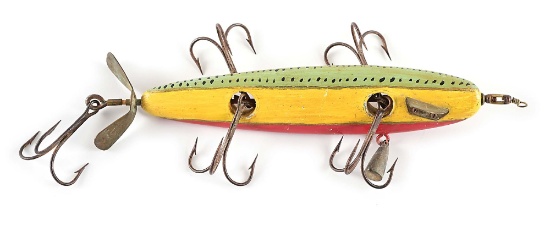 WONDERFUL MUSKY SIZED RHODES PERFECT CASTING MINNOW