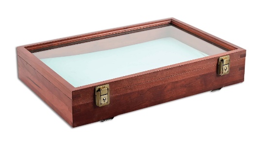 MEDIUM SIZE CHERRY DISPLAY CASE