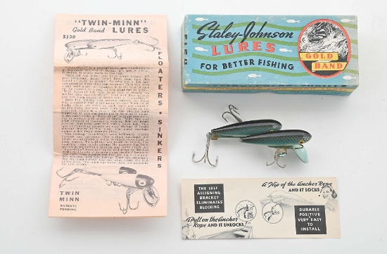 STALEY-JOHNSON MFG CO TWIN MINN IN GREENBACK SILVER SCALE IN BOX WITH INSERT