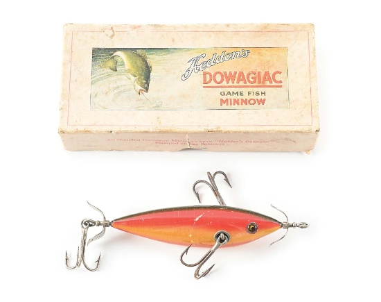 HEDDON 700 SWAYBELLY MUSKY MINNOW IN RAINBOW WITH BOX
