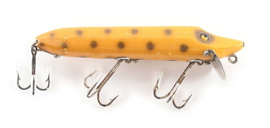 HEDDON 7500YS VAMPIRE IN YELLOW, GOLD SPOTS