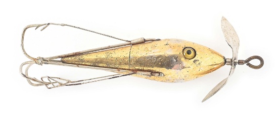 BING’S WEEDLESS NEMAHBIN MINNOW IN METALIZED GOLD