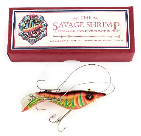 JAN CUMMINGS SAVAGE SHRIMP IN SARASOTA SHINER NEW IN BOX