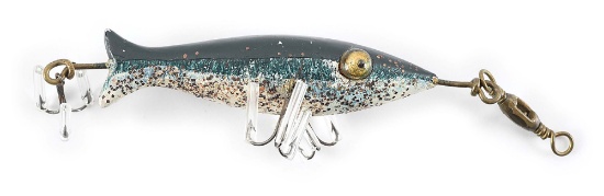 RARE DETROIT BAIT MFG CO. BABY NORTH CHANNEL MINNOW