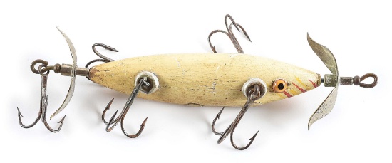 WILLIAM STUART 5 HOOK ECLIPSE MINNOW IN WHITE