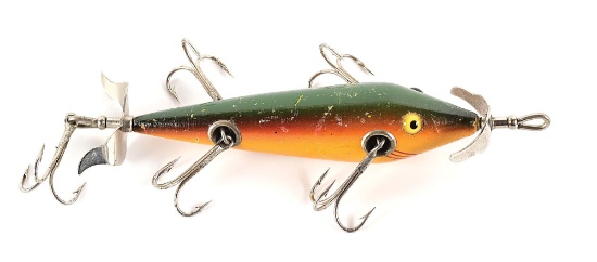 SHAKESPEARE A-NOTCH 5-HOOK UNDERWATER MINNOW IN RAINBOW