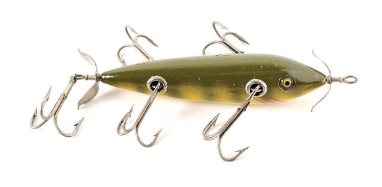 SHAKESPEARE NO 64 FIVE HOOK MUSKY MINNOW IN PERCH