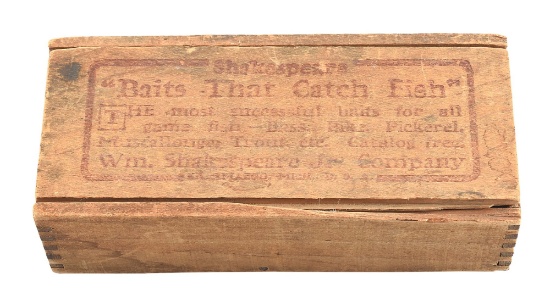 SHAKESPEARE BAIT WOOD BOX