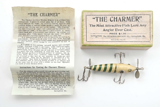 CHARMER IN WHITE & GREEN IN BOX WITH PAPERS