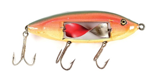 4 - 1/4" PIKE SIZE CHIPPEWA IN GREEN, RED, AND WHITE