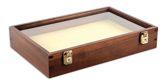 MEDIUM SIZE CHERRY DISPLAY CASE