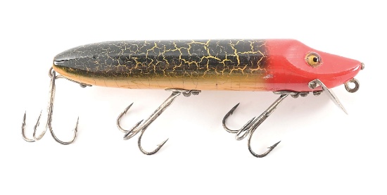 HEDDON 7500RH RED HEAD GREEN CRACKLEBACK VAMP