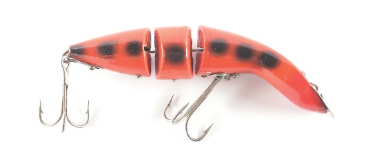 HEDDON 5509V GAMEFISHER IN ORANGE BLACK SPOTS