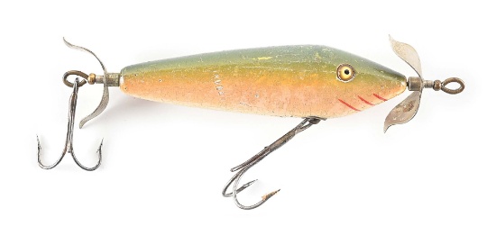 HEDDON MODEL 301 SURFACE MINNOW IN RAINBOW