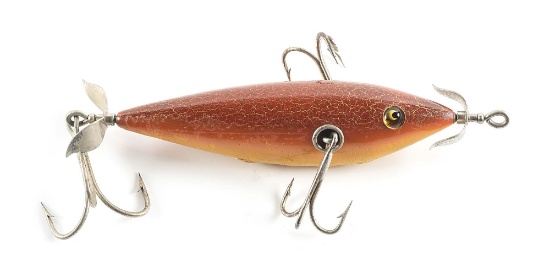HEDDON 700 MUSKY MINNOW IN SIENNA CRACKLEBACK