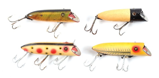 FOUR RARE HEDDON BASSERS