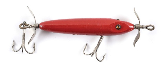 HEDDON 124 BABY TORPEDO IN SOLID RED