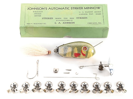 LARGE SIZE JOHNSON AUTOMATIC STRIKER LURE IN BOX