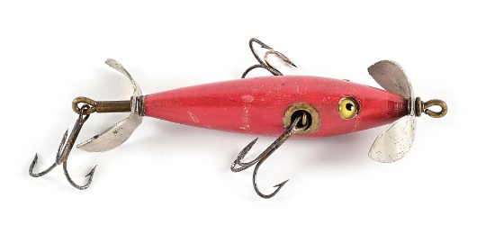 KALAMAZOO FISHING TACKLE RHODES UNDERWATER MINNOW IN RED