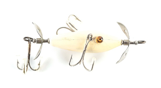 KEELING 3-HOOK FLAT EXPERT MINNOW IN WHITE