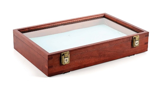 MEDIUM SIZE CHERRY DISPLAY CASE