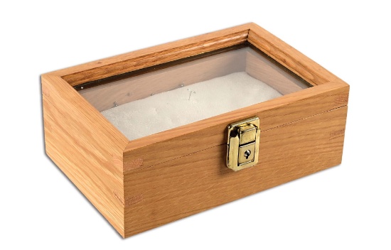 SMALL WOODEN DISPLAY CASE