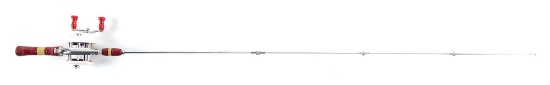 RED, WHITE, AND BLUE FISHING ROD & REEL COMBO