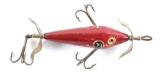 RED SHAKESPEARE UNDERWATER MINNOW WITH A-NOTCH PROPS