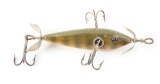 SHAKESPEARE NO 33 SUBMERGED WOODEN MINNOW IN PIKE SCALE