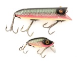 HEDDON LUCKY 13 AND MIDGIT DIGIT IN DACE SCALE