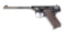 (C) GOUGH ENGRAVED COLT PRE-WOODSMAN .22 LR SEMI-AUTOMATIC PISTOL WITH FACTORY LETTER.