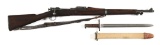 (C) EARLY ROCK ISLAND ARSENAL MODEL 1903 BOLT ACTION RIFLE WITH BAYONET.