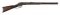 (A) WINCHESTER MODEL 1873 .38 WCF LEVER ACTION RIFLE OWNED BY CONFEDERATE VETERAN JOHN HAWKINS.