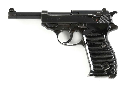 (C) EARLY FRENCH PROOFED WALTHER P38 SEMI AUTOMATIC PISTOL.