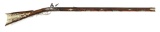 (A) ORNATE CONTEMPORARY FLINTLOCK KENTUCKY RIFLE BY L. BRYNER.