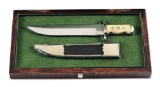 DAN OSTERMAN MINIATURE BOWIE KNIFE.