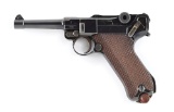 (C) 1920 COMMERCIAL DWM LUGER SEMI AUTOMATIC PISTOL.