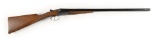 (C) ENGRAVED CHRISTOPHE BRUXELLIS SIDE BY SIDE 16 GAUGE SHOTGUN.
