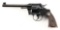 (C) COLT OFFICERS MODEL DOUBLE ACTION .22 REVOLVER.