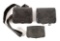 LOT OF 3: US CIVIL WAR M1855 CARTRIDGE POUCHES.