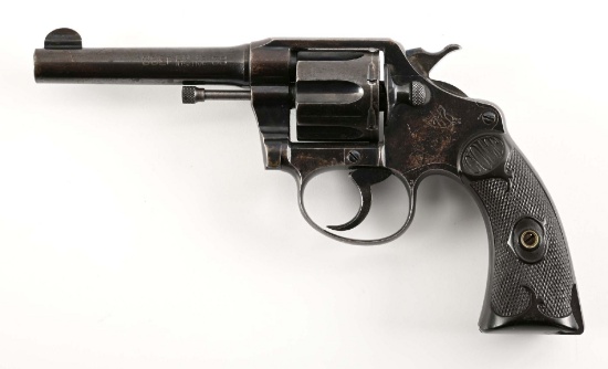 (C) COLT POLICE POSITIVE .38 COLT DOUBLE ACTION REVOLVER (1910).