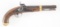 (A) JOHNSON MODEL 1842 US PERCUSSION PISTOL.
