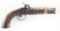 (A) N.P. AMES US MODEL 1842/43 NAVY MARKED PERCUSSION PISTOL.