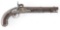 (A) SCARCE SIMEON NORTH U.S. MODEL 1826 NAVY CONVERTED PERCUSSION PISTOL.