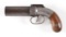 (A) ALLEN & THURBER PATENT 1837 PERCUSSION PEPPERBOX PISTOL.