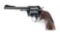 (C) COLT HEAVY BARREL OFFICER'S MODEL .38 SPECIAL DOUBLE ACTION REVOLVER.