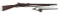 (A) US SPRINGFIELD MODEL 1879 TRAPDOOR RIFLE WITH BAYONET.