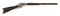 (A) WINCHESTER MODEL 1873 LEVER ACTION RIFLE.